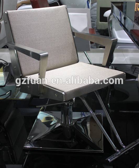 fashionable stainless steel hair styling chair for salon MY-007-85