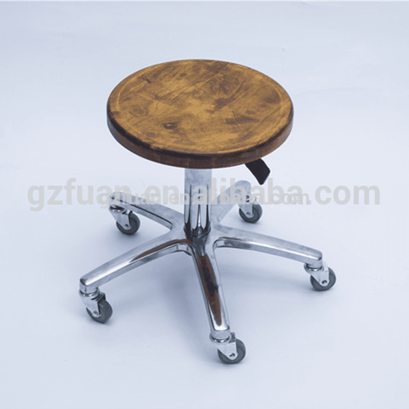 Salon furniture new style hydraulic pump five wheels salon stools master saddle chair hairdressing chair