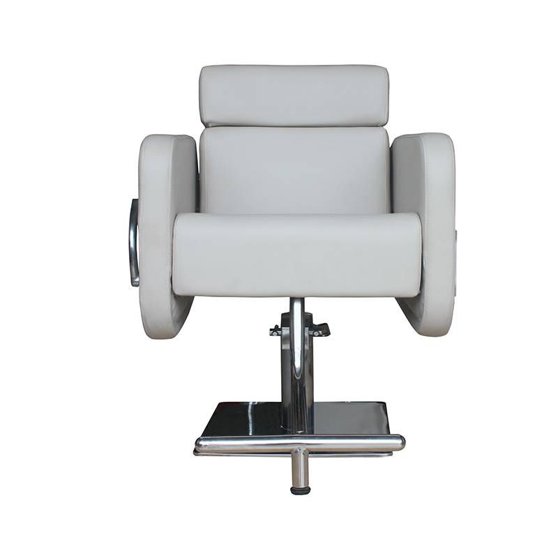 High density sponge good quality synthetic leather elegant best price comfortable grey styling chair beauty salon furniture