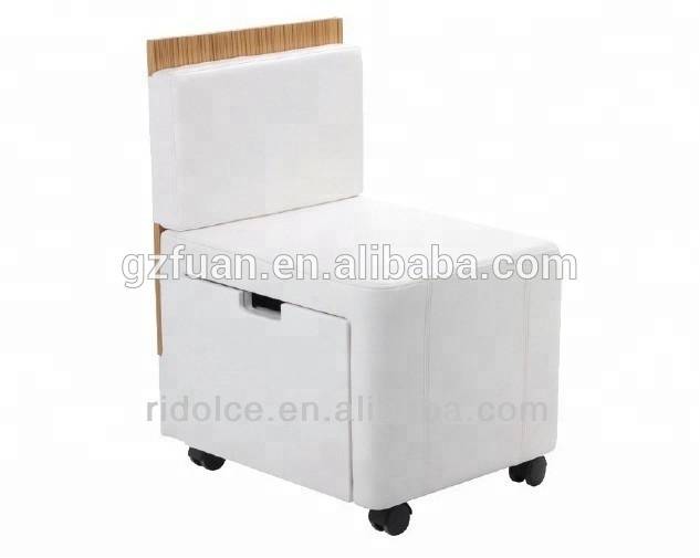Modern functional cheap nail salon furniture cowhide bar stools for sale