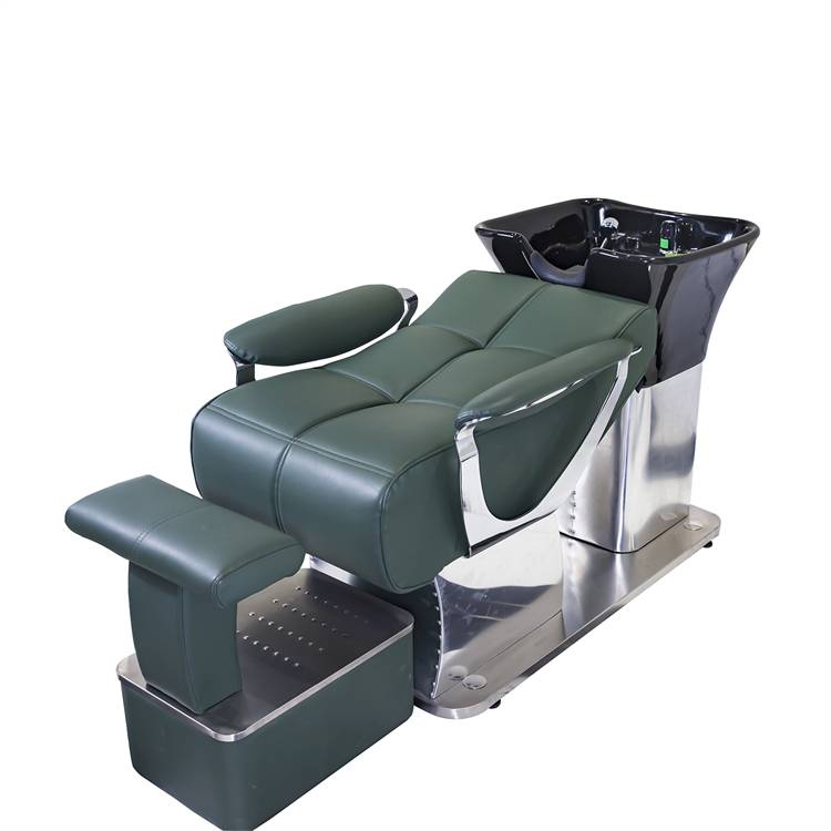 Comfortable luxury bowl massage bed salon backwash units lay down hair washing salon shampoo chair for sale Featured Image