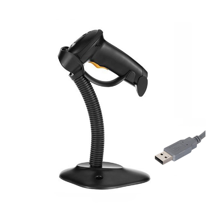 Auto Scan 1d  Barcode Scanner with Optional Stand-MINJCODE