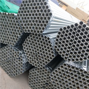 Mga Factory Outlet Galvanized Scaffolding Steel Tube 48.3mm Erw Welded Steel Tube Galvanized Carbon Welded Steel Pipe