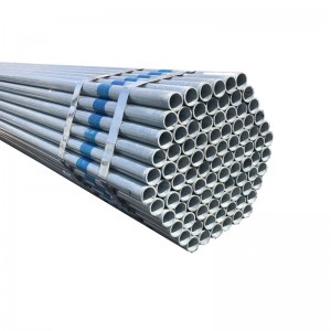 Q235B Hot Dipped Galvanized Round Steel Pipe GI Pipe for Construction