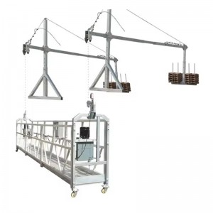 zlp630 suspended platform electric work platform system for maintenance of high construction building
