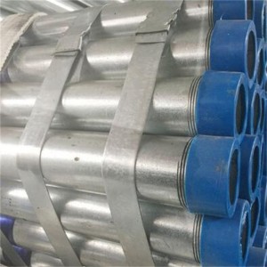 galvanized steel pipe/Z275 galvanized threaded steel pipe
