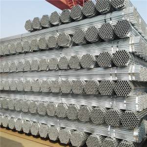 Cho plonje galvanised Steel tiyo Q235 / bilding