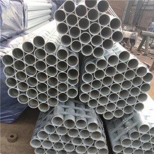 Cronograma 80 de tubo de aço galvanizado