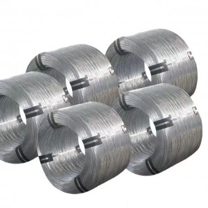 Spring Steel Kawat Steelwire Reeling 3mm diaméterna Séng Kawat pikeun bungkusan Manufaktur