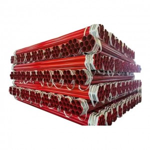 Ul Fm Sch40 DN80 groove pipe fire pipe Fire Tube galvanized steel pipe for Water Supply