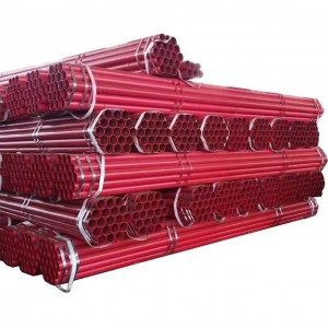 Ul Fm Sch40 DN80 groove pipe fire pipe Fire Tube galvanized steel pipe para sa Water Supply