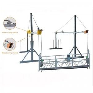 zlp630 suspended platform electric work platform system for maintenance of high construction building