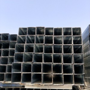 Heißverkauftes China Steel Gi A53-Kohlenstoffstahlrohr, verzinkter Gi-Stahl, kohlenstoffgeschweißtes schwarzes Heißwalzenrohr, Wasser-Oli- und Gaspipeline/ feuergeschweißter, quadratischer, kohlenstoffverzinkter Stahl