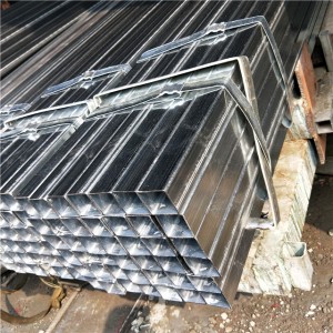 Podjetja za proizvodnjo gradbenega materiala Kovina Črno železo Q235 Varjene kvadratne jeklene cevi/črna jeklena cev