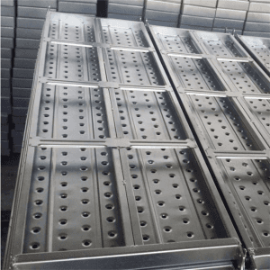 Système d'échafaudage en planches métalliques d'échafaudage galvanisé
