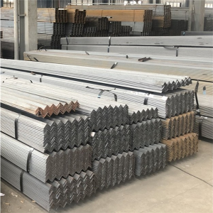 Karštai panardintas cinkuotas geležinis kampinis plieno strypas, pagamintas Kinijoje Q235 statybinės medžiagos