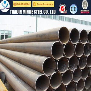 A53 Black Iron Pipe Erw Welded Steel Pipe