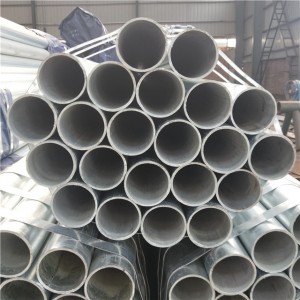 Raccordi per tubi d'acciaio rotondi galvanizzati à caldu