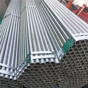 1.5 អ៊ីង Dn40 48.3mm បំពង់ Scaffolding Tube Pre Galvanized Steel Pipe