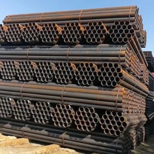 Manufacturer Galvanized Hollow Iron Pipe Welded Black Steel Pipe