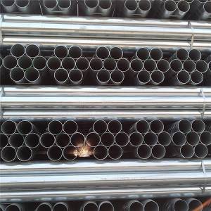 Tubo galvanizado en quente BS 1387 Materiais de construción