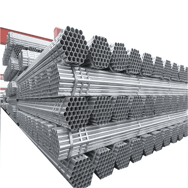 Tubería de acero redonda galvanizada ASTM A53 para tubería de construcción
