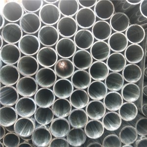 tubo de aceiro galvanizado / espesor do tubo de andamio