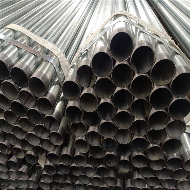 Tubo roscado de acero galvanizado Q235B/tubo de agua.