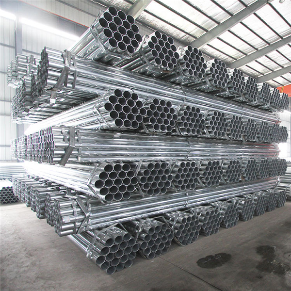 Tubu d'acciaio galvanizatu à sezione cava di carbone ERW per tubi di costruzione o serra