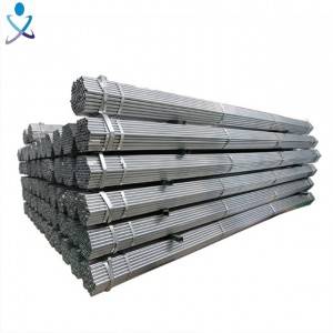 Gi Pipe Pre Galvanized Steel Pipe Q235 სამშენებლო მასალები