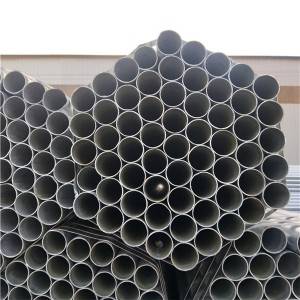 ASTM A53 galvanizzat Carbon Steel Gi Pipe Q195 għall-għamara