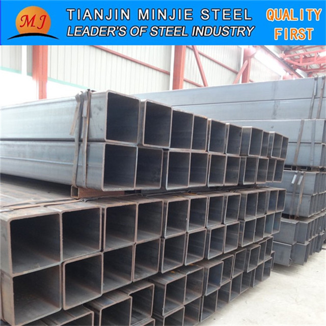Black Steel Tube Hollow Section Q195