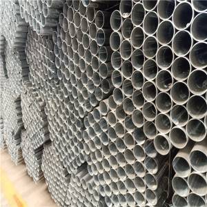 tubo d'acciaio zincato per ponteggi Q345 / materiali da costruzione