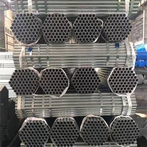Galvanized Steel Round Tube Scaffolding Pipe rau cov khoom siv hauv tsev