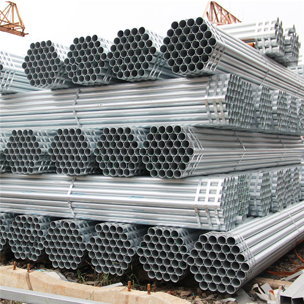 Tubu d'acciaio galvanizatu di sezione cava di carbone ERW per tubu d'acciaio di custruzzione di serra