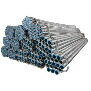 hot dip galvanized thread steel pipe Q235B / Water steel pipe