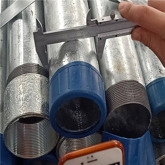 Galvanized Steel Hollow Section Thread Steel Pipe BS1387 / Շինարարական խողովակ