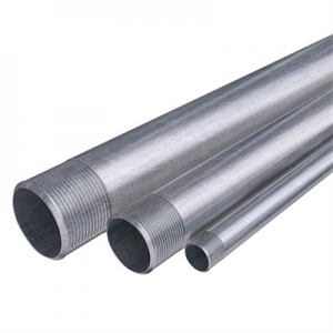 Q235 Galvanized Steel Galvanized Pipe karo Threaed