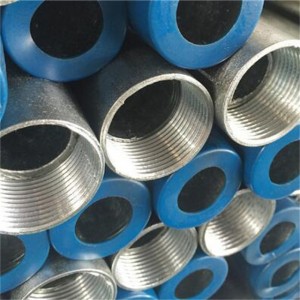Carbon Steel Pipe para sa Hot Dip Galvanized Steel Threaded Nipple Galvanized Pipe