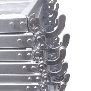 Stålplanka med krokar Metallställningsbräda för ställningsmaterial