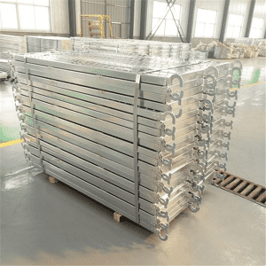 Scaffolding Steel Walking Board Q195 kanggo Material Konstruksi