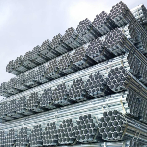 천진 금속 건축 자재 맞춤형 용접 강관 Gi 아연 도금 ERW 탄소강 용접 파이프 건설용