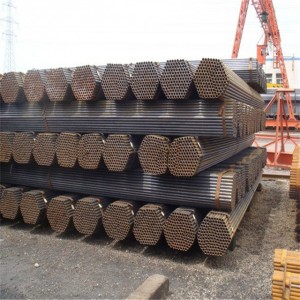 A53 Black Iron Pipe Erw Welded Steel Pipe