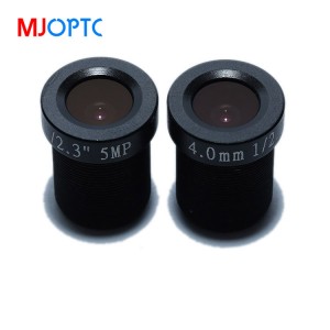 MJOPTC MJ880811 1/2.5″EFL4.2 F1.8 Lens va'aiga i le po infrared
