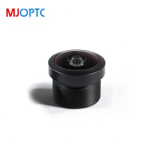 MJOPTC MJ8805 FOV 200 6E M12 14.5mm 1/2.8 inci 3MP lensa fisheye