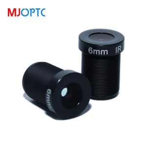 MJOPTC MJ880802 4K fov 74 graus lente de placa de baixa distorção; 6mm 8mm 12mm 16mm 25mm 1/1.8″sensor todos têm