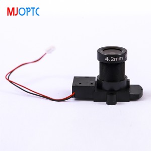 MJOPTC Focal length 4.2mm, monitoring lens, track shift monitoring of car lens, F1.8 large aperture. 1/2.7″lens and IR CUT