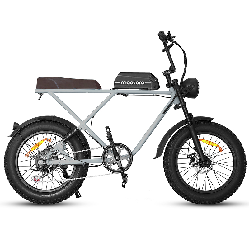 100% Original Ebike Cycle - R1S Retro E-Bike — 500W & 48V/12.5Ah Fat tire Bafang motor Dual suspension Mootoro D1 wholesale China – Mootoro