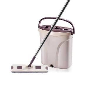 High Performance Mop Clean Bucket - Factory making Maryya Round And Flat Floor Cleaning Mop With Spin Bucket – Yaxiang