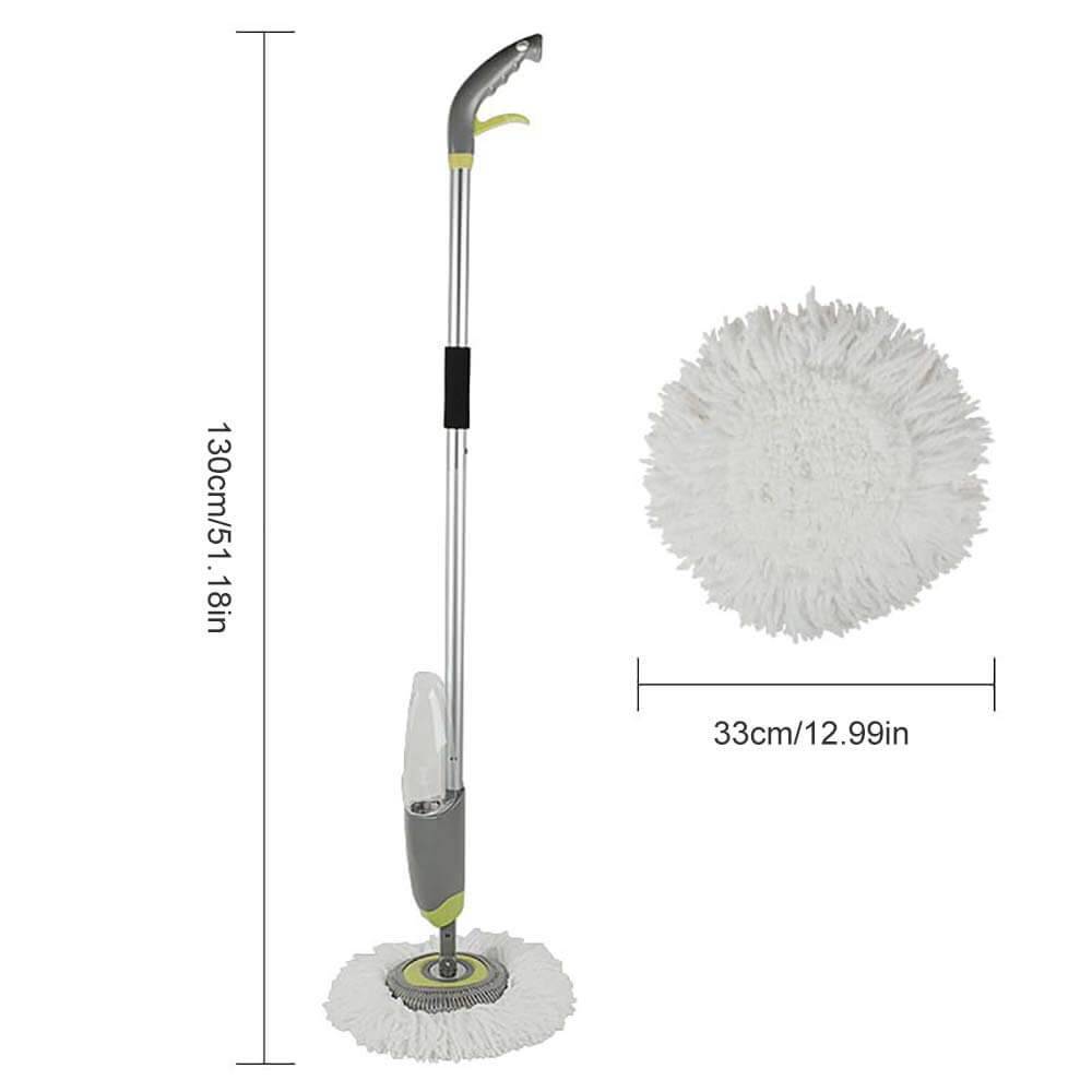 2017 Latest Design Hand Free Flat Mop - Round Swivel Spray Mop – Yaxiang detail pictures